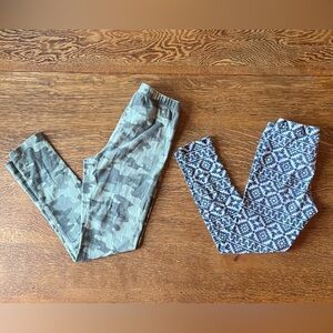 Kids Camouflage and Patterned Leggings